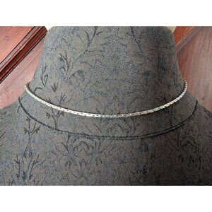 Vintage Sarah Coventry Silver Chain Necklace 16"